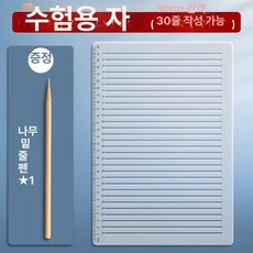 A4 줄긋기 자 노트 그리기 10mm 서예 공책, 1개, 구매 금지 재고 없음 9mm 간격 / 목재 스틱 포함x