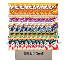 글로벌마켓 알맹이 젤리 (키위알맹이 10 포도알맹이 10 황도알맹이 10 리찌알맹이 10 )