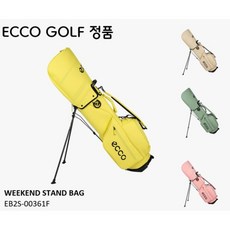 ECCO GOLF 위켄드스탠드백 WEEKEND STAND BAG EB2S-00361F, 옐로우 - 에코골프백