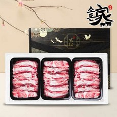 [KT알파쇼핑][소돈가] 한돈 문경 쑥돈 생 등갈비 선물세트 (600gx3) 총 1.8kg