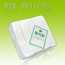 한일양행 탈지면 절절단 (4 x 3 x 450g) 10팩 1카톤 (사각타입/ 절절단솜/ 소독솜/ 고급국산탈지면), 1개 - 한일탈지면