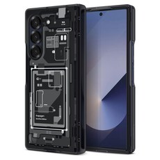 Spigen Galaxy Z Fold 6 MIL ACS08282 케이스 클리어 무선 충전 대응 범퍼 2중 구조