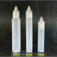 큐티클 오일 공병 10ml15ml/30ml 네일 리무버 뾰족캡 용기, 1개 - 큐티클리무버공병