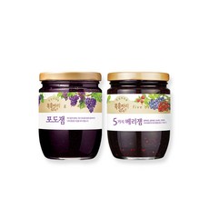 복음자리 포도잼370g+5가지베리잼350g, 1세트