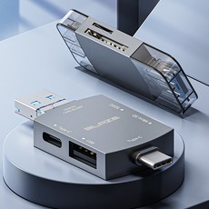 블레이즈 7in1 마이크로 sd카드 리더기 멀티 C타입 블랙박스 OTG 아이폰 USB3.2 GEN1