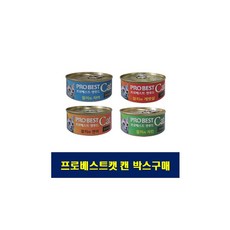 대한사료 프로베스트 캣 고양이 캔 80g 4종, 05 4종 6개씩 혼합 1박스