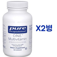 Pure Encapsulations 퓨어 인캡슐네이션 O.N.E. Multivitamin 멀티비타민 120정 X 2병
