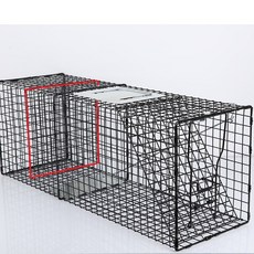 짐승 포획틀 울타리 펜스 케이지 구조 야생 트랩 안전 철망, 플라스틱 검정(구획있음), 1개