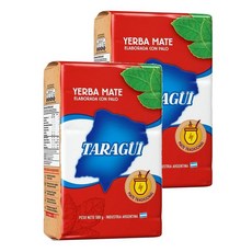 TaraguI 예르바 메이트 스템 인클루디드 Yerba Mate Stem Included, 2개, 500g