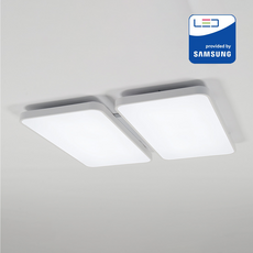 LED방등 조명 60w 삼성칩 국산 거실 주방 홈조명 안방등 전등교체, 슬림거실등100w