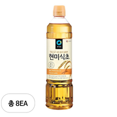 청정원 현미 식초, 900ml, 8개