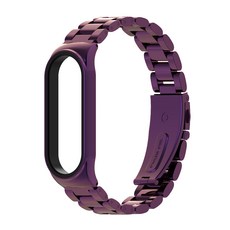 Xiaomi Mi Band 2/3/4/5 팔찌 교체 밴드에 적합 패션, 보라색, Mi Band 3 스티커 2 개