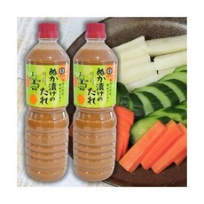 이즈미만 양조 누카즈케 양념장 1L x 2병 얕은 절임 감각 간단 양념산 쌀겨 사용 대용량 업무용 오이 대량 소비 휘저을 필요가 없음