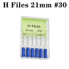 치과용 니켈 티타늄 계기 2 박스 니티 H 파일 21mm 25mm 15-40 엔도, 04 H Files 21mm 30