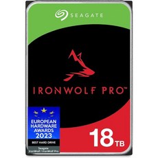 씨게이트 아이언울프 프로 18TB NAS HDD ST18000NE000 SATA 6Gbs 3.5인치새로고침 - 하드디스크18tb