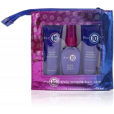 10 Haircare Miracle Daily Travel Set- 샴푸 컨디셔너 및 휴가 제품 2 fl. 온스 ea., 1