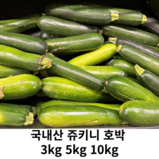 국내산 특 쥬키니호박 3kg 5kg 10kg, 1개