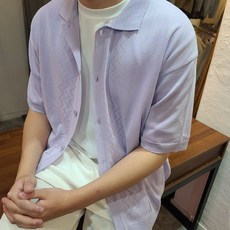 남자반팔카라니트가디건