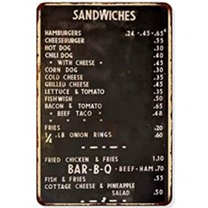 샌드위치메뉴판