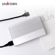 유니콘 HDD-600VA USB3.1 SSD HDD 2.5인치 외장하드케이스 알루미늄 슬라이드조립//, 선택1, 선택1