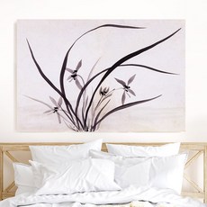 난초 대나무 국화 매화 꽃 그림 매란국죽 사군자 동양화 수묵화 캔버스 액자