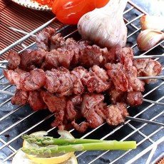 금산양꼬치 양갈비 캠핑용 가정용 양고기 1팩 200g, 캠핑용 양꼬치 1팩 200g (22cm)