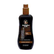 오스트레일리안골드 Australian Gold 브론저 함유 다크 태닝 엑셀러레이터 스프레이 젤 8oz 태닝로션, 1개, 237ml