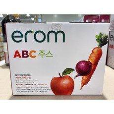 코스트코 이롬 ABC 주스 100ml x 20개입 Apple Beetroot Carrot 사과 비트 캐롯 주스 미용 다이어트