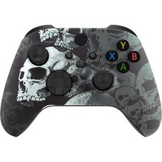 Xbox Series X S 컨트롤러용 익스트림레이트 커스텀 쉘 - 컨트롤러 활성화 다크 카니발 커버 교체 액세서리 코어 전면 하우징 컨트롤 미포함, Lonely Skull