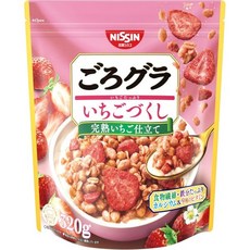 일본 닛신 시스코 고로그라 딸기 가득 시리얼 320g 6팩 521445, 6개