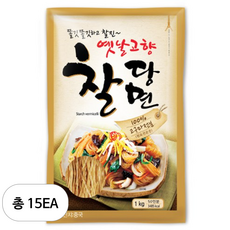 라이브잇 진미 옛날고향찰당면, 1kg, 15개