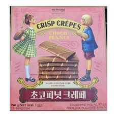 노브랜드 초코피넛 크레페 CRISP CREPES CHOCO PEANUT 180g, 1개