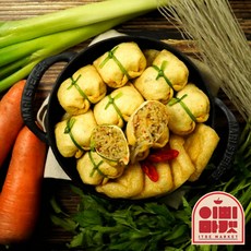 이삐마켓 수제 유부주머니 단품 당면 유부동, 10개, 35g