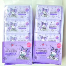 산리오 휴대용 물티슈 미니 물휴지 쿠로미 8팩