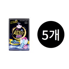 엘리스 초안심 360 (특히 많은 날 밤용) 날개형 36cm, 5개, 12개입