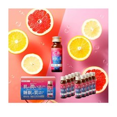 가네카식품 KANEKALAVA 나이트 베일 환원형 코엔자임 Q10 음료 핑크자몽맛 50mL×10개, 10개, 50ml