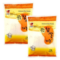 뚜레반 찹쌀가루 국산 A+, 1kg, 2개
