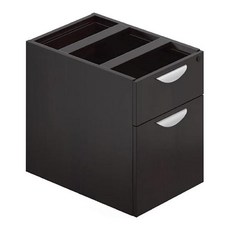 GOF 3인용 워크스테이션 큐비클6D x 18W 4H 사무실 칸막이 룸 디바이더책상전용 호두, Pedestal Only, Espresso