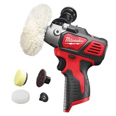  밀워키 12V 충전 폴리셔 M12 BPS-0 베어툴 광택기 속도조절, 1개 