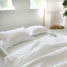 플로티나프릴시어서커&코튼침구세트4p-퀸