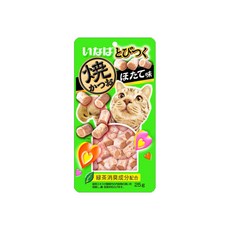 이나바 챠오 토비츠쿠 고양이간식, QSC-216 구운가다랑어&가리비, 25g, 1개