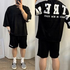 남자오버핏셋업