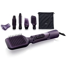 BaByliss Pro 미니고데기 무선 봉 물결필립스 프로 Care Air스타일r 이온 기능 열보호 HP8656 00 1000W 보라색-59822, 단일옵션, 단일옵션