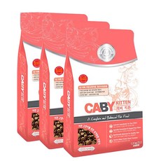 인터펫코리아 고양이사료 12개월미만 캐비 키튼 1.5kg x 3개 고양이 사료