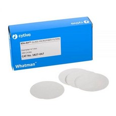 Whatman 와트맨 1827-035 유리 극세사 바인더 프리필터 1.5 마이크론 3.7초100mL 유량 934-AH 등급 직경 3.5cm 100팩