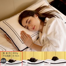 마사지베개 한쌍세트 Nanjiren호텔 베게솜 경추보호베개 수면보조 진드기방지 가정용 싱글 이인용베게, T19-오래사용 변형되지않음 면을 타지 않다 한쌍세트