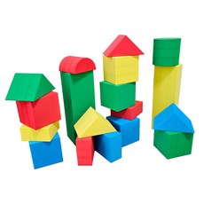 소리안나 대형 우레탄 안전 블럭놀이 15cm 18pcs, 우레탄블럭 18PCS, 1개