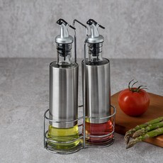 인블룸 원터치 스텐 오일병 300ml x 2종 + 거치대 세트, 1세트