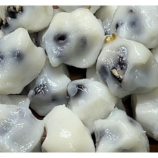 [만복냉동 콩송편 떡 판매1등] 국내산 서리태 콩떡 콩송편 아침대용식 콩떡 haccp인증, 500g, 7개