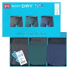 BYC 보디드라이 쿨 심리스 남성 드로즈팬티세트BWT4571